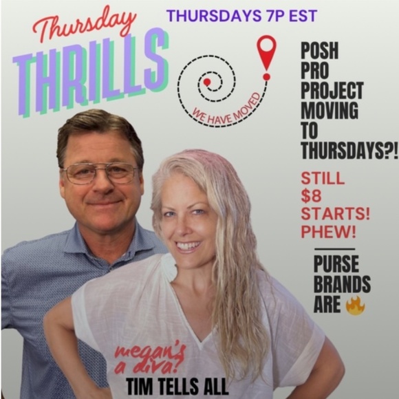 🔥THURSDAY THRILLS IS ON TONIGHTTT! $8 STARTS KATE KORS COACH BALLY! YES BALLY! - Picture 1 of 3